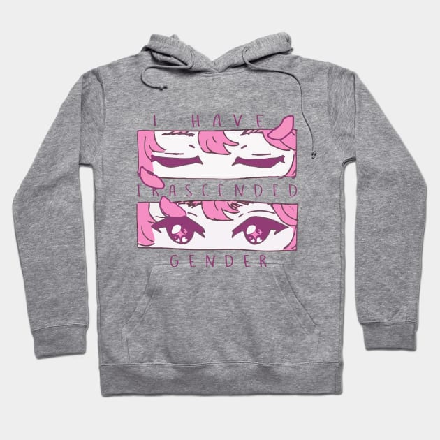 i have trascended gender (trans) Hoodie by remerasnerds